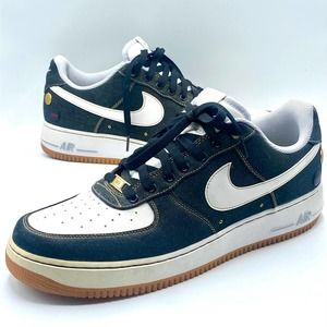 Air Force 1 '07 Low 'Black Denim' (Size 13)